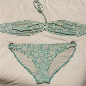 Vineyard Vines Turquoise Seashell Bikini